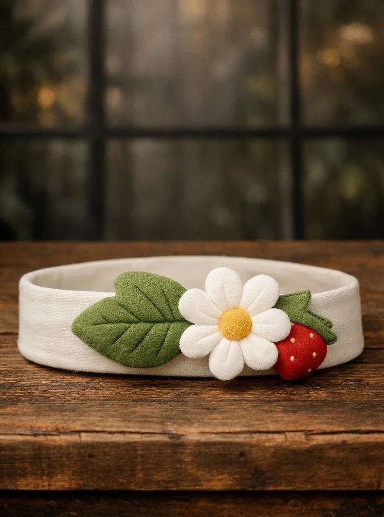 Faixas de cabelo para bebê com design de frutas coloridas