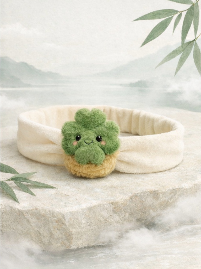 Lovely Cabbage Baby Headband - A Natural and Cute Look