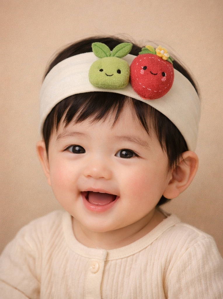 Private Label Baby Fruit Doll Headband – Fast-Selling Kawaii Design for Retailers