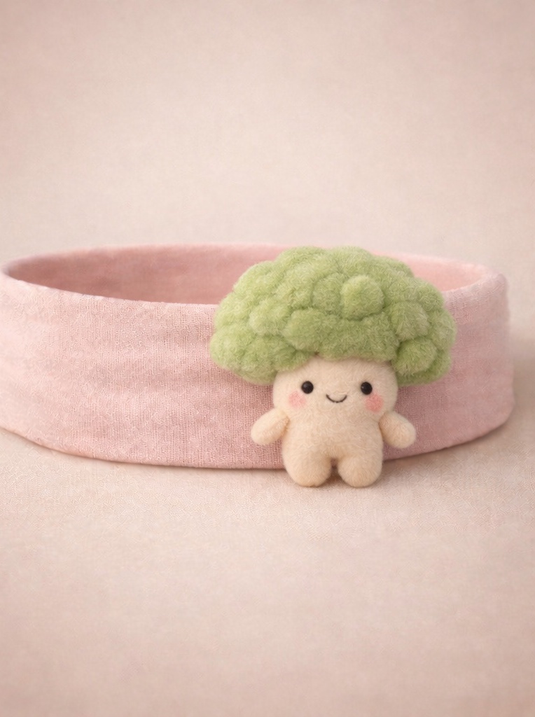 Wholesale Baby Broccoli Doll Headband – Creative Plush Design with Low MOQ