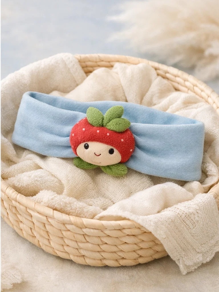 卸売向け ベビーぬいぐるみヘッドバンド いちごドール付き – ギフト向けブティック私牌対応モデル
