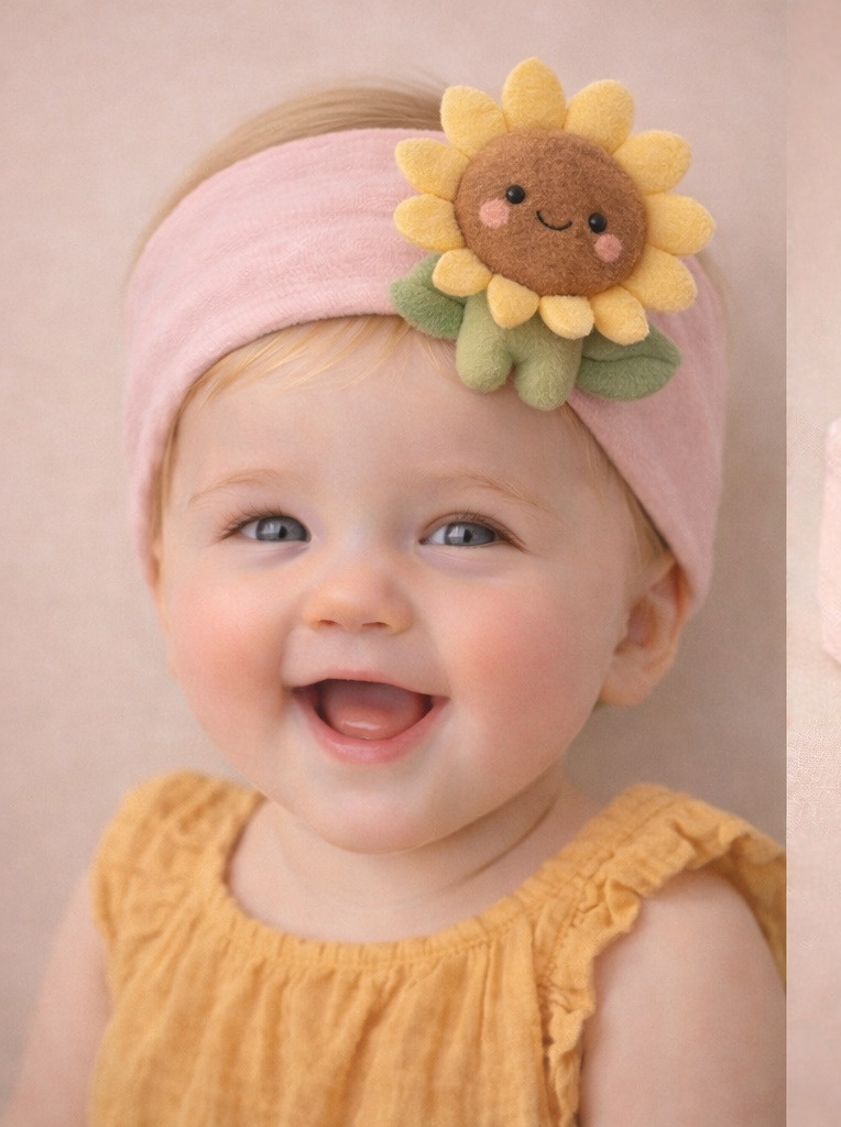 Sunflower Baby Doll Headband Wholesale – Boutique-Ready High Value Collection