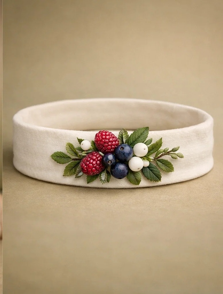 Diadema para bebé con margarita y bellota de peluche para compradores B2B