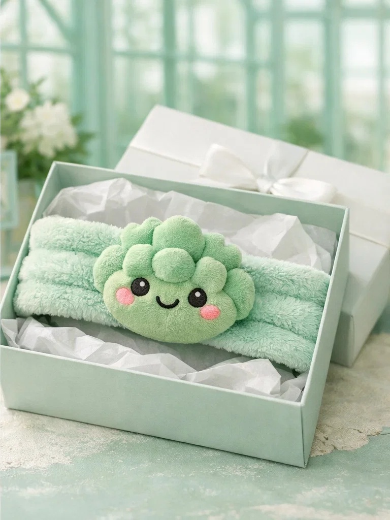 Plush Succulent Cartoon Baby Headband – Trendy Baby Hairband for Wholesale Baby Shops