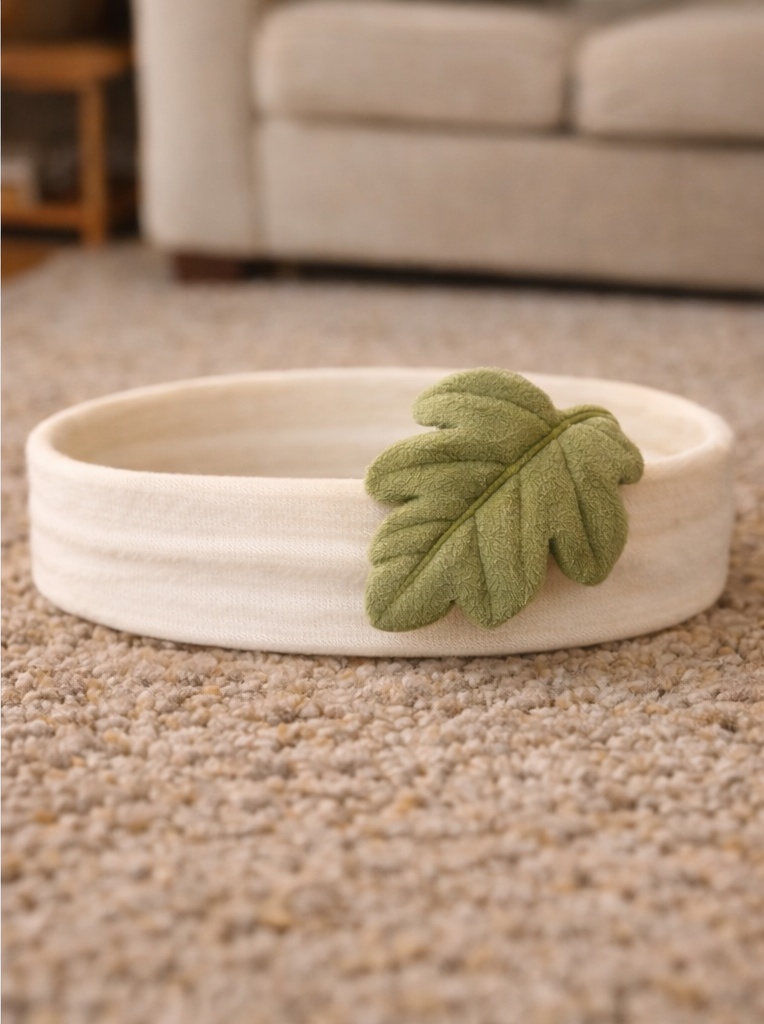 Oak Leaf Baby Headband – Soft Textured Design for Organic Style Lines