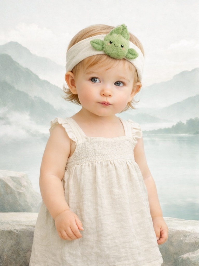 Fresh Pea Baby Headband - A Fun and Playful Design