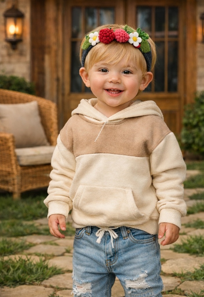 Eco-Friendly Baby Headbands with Berries – Ideal for Sustainable Baby Brands