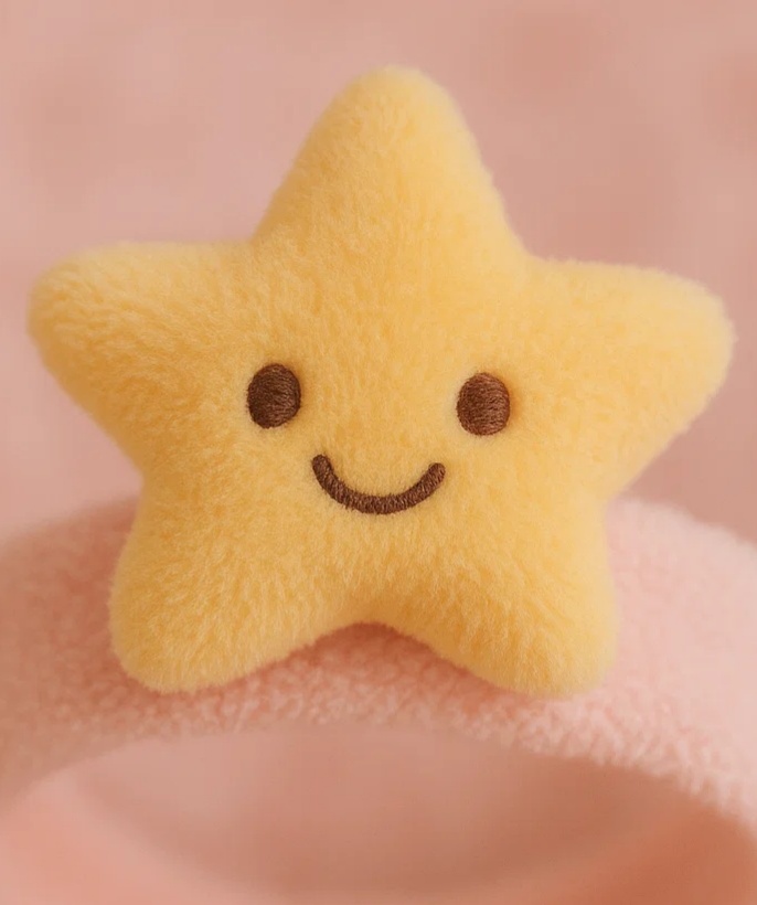 Plush Yellow Star Baby Headband – Cute Cartoon Newborn Infant Hair Accessory