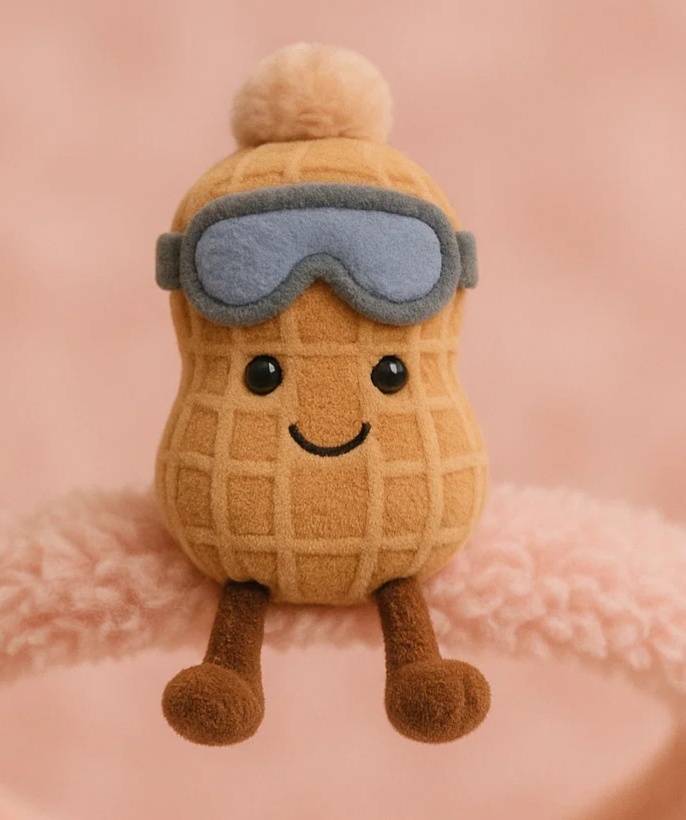 Amuseables Erdnuss Après Ski Baby Haarband – Süßes Cartoon Neugeborenen Haaraccessoire