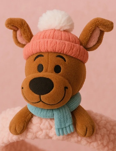 Puppy Plush Baby Headband – Soft and Cute Dog Doll Infant Hair Accessory