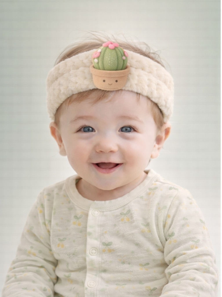 Diadema para bebé con diseño de seta – Ideal para tiendas creativas y concept stores