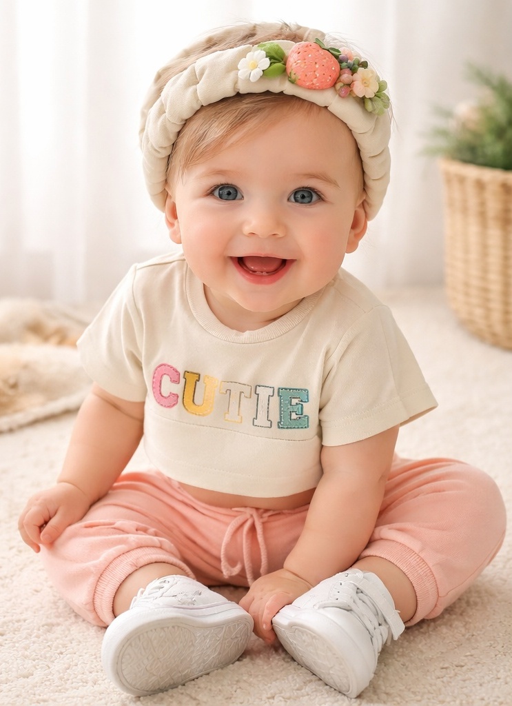 Pastel Baby Headbands for Girls – Popular Plush Elements – Excellent for Baby Clothing Matches
