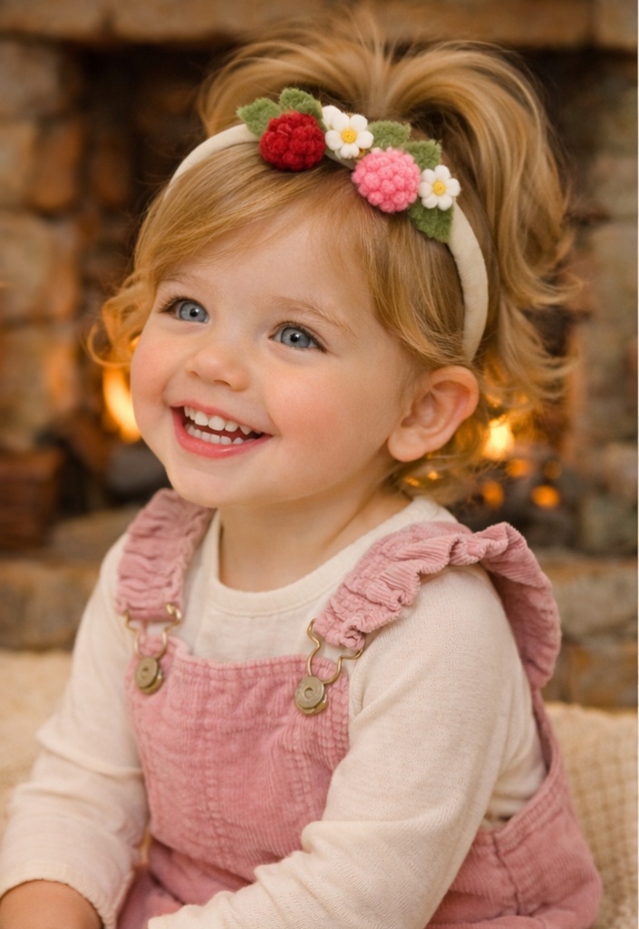 Cartoon Berry Felt Hairbands – Best-Selling Baby Girl Accessory for Wholesalers