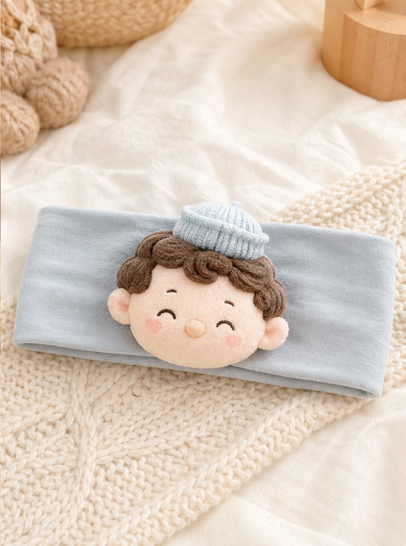 Wholesale OEM Plush Baby Doll Headband for Boutique Retail & Gift Sets