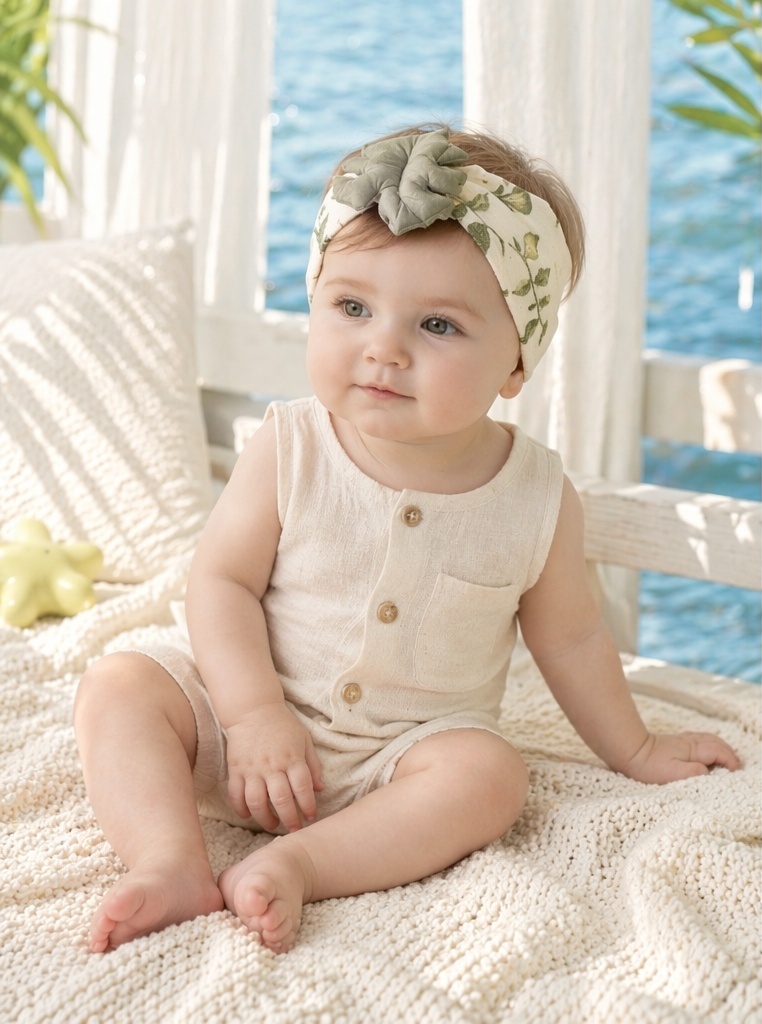 Bandeau bébé à feuilles moelleuses superposées – les points préférés des acheteurs B2B