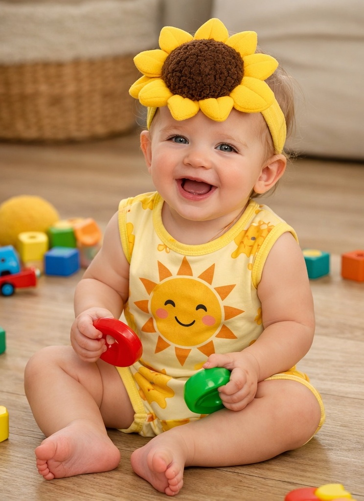 Floral Cozy Plush Baby Headband for Newborn Photoshoots and Daily Styling
