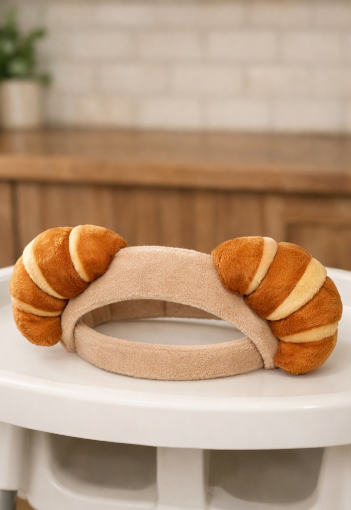 Eco-Friendly Cotton Baby Headbands, Fashionable and Functional with Detachable Cartoon Features for Infants