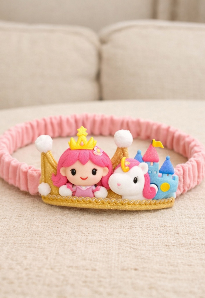 Soft Baby Headbands Made from Organic Cotton, Featuring Detachable Cartoon Characters for Newborns