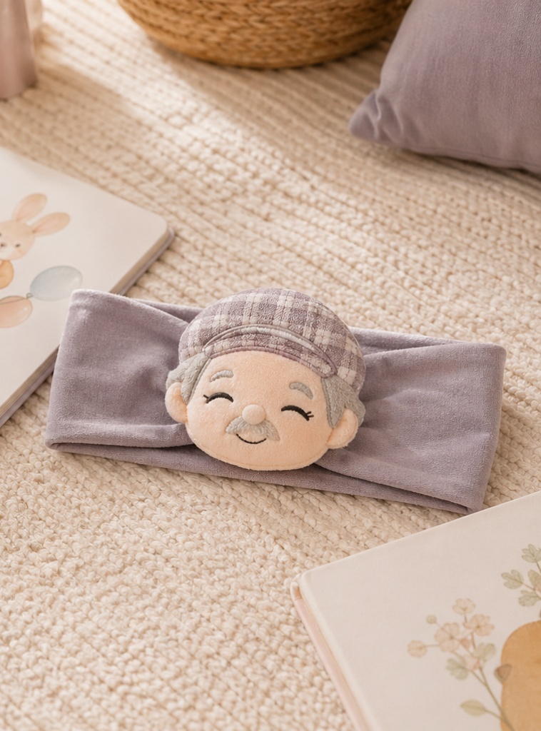 OEM Baby Plush Doll Headband – Soft Character Design for Boutique Gift Sets