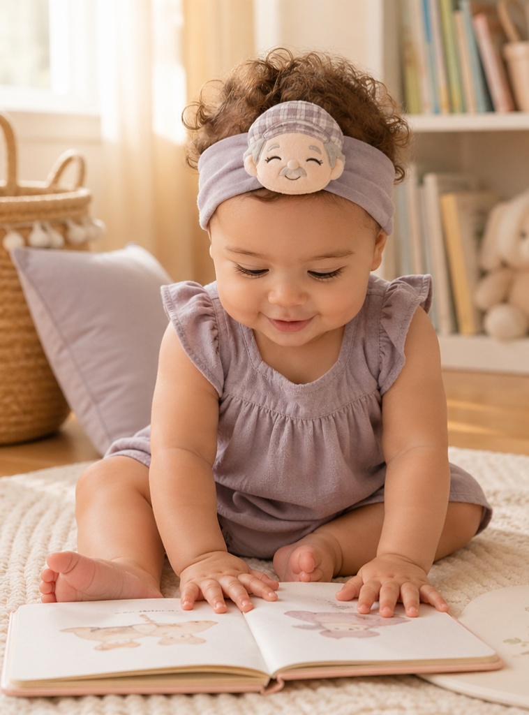 OEM Baby Plush Doll Headband – Soft Character Design for Boutique Gift Sets