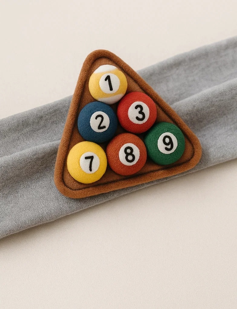 Rack 'Em Up! Billiard Baby Headband