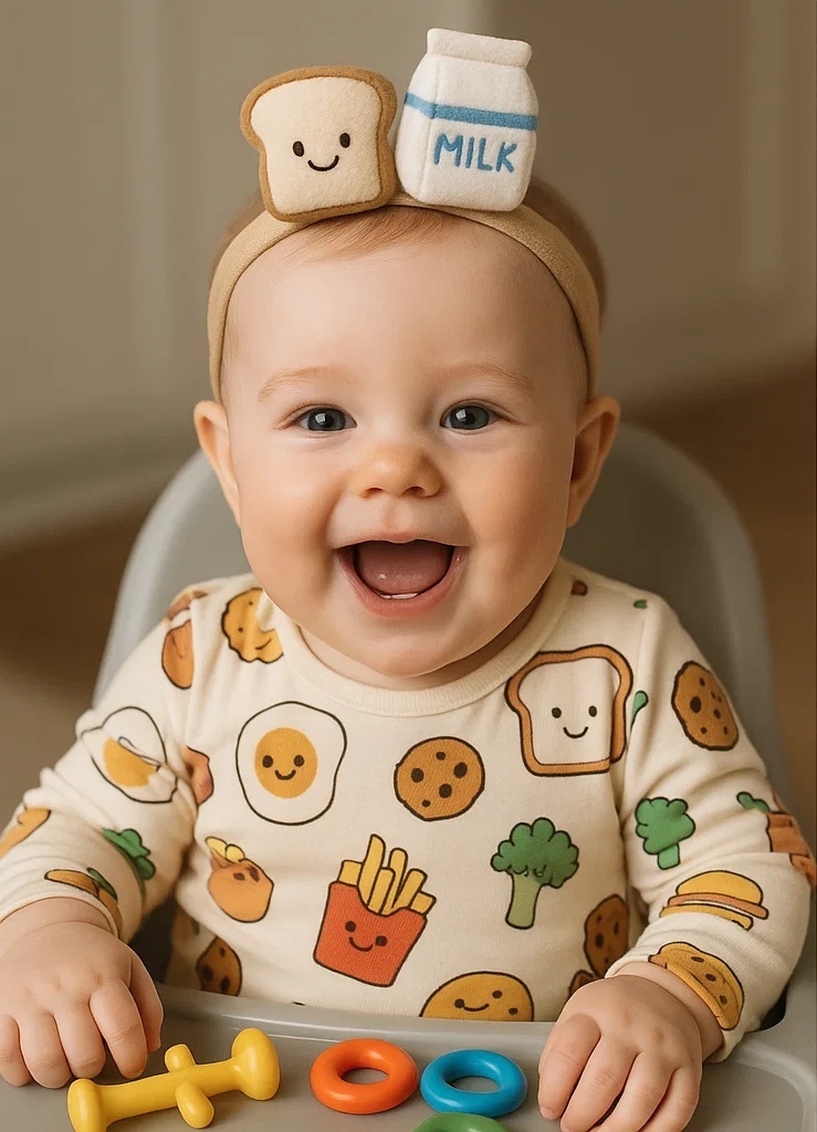 The Toast & Milk Baby Headband – Fun, Cute & Cozy Accessory!