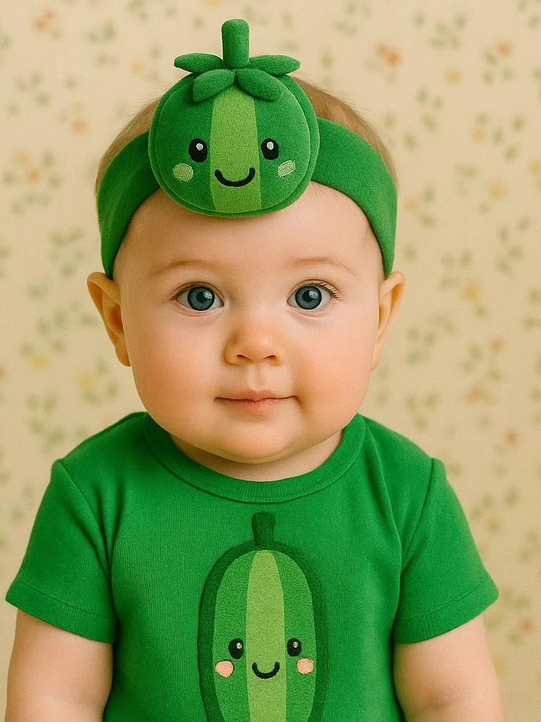 Cute Cucumber Baby Headband