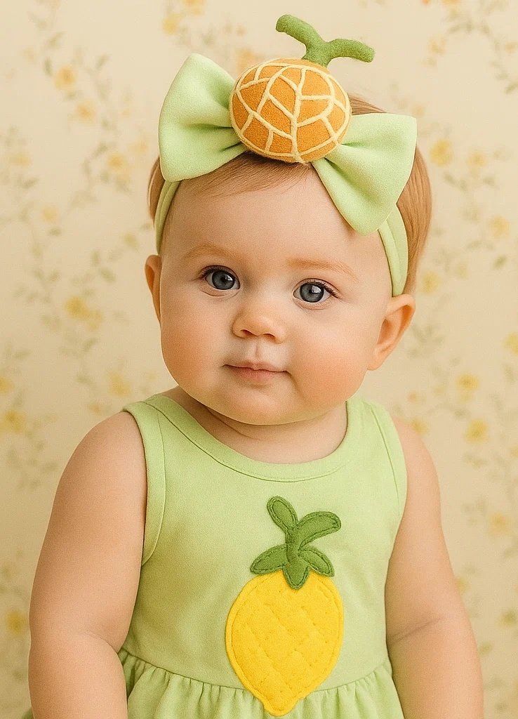 Melon Baby Headband Set