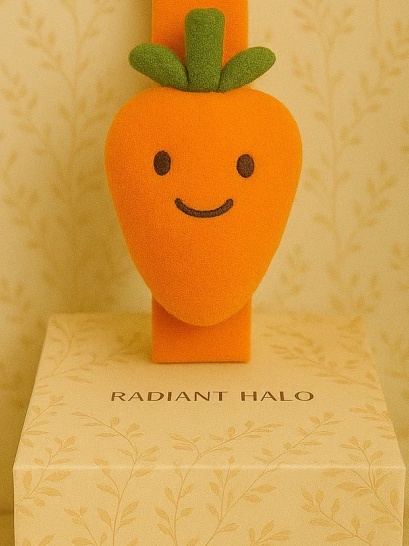 Diadema cu design de morcov pentru bebeluși