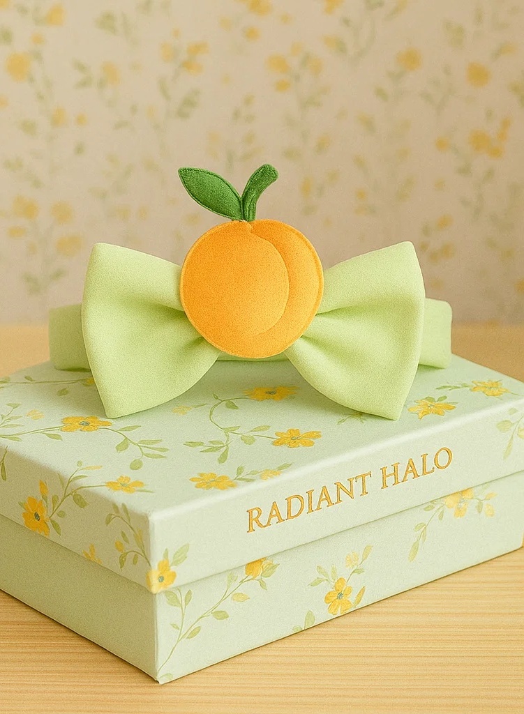 Melon Slice Baby Headband Set