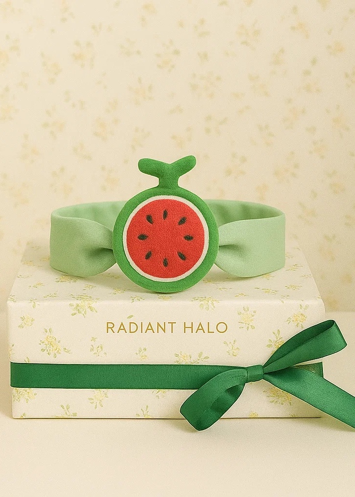 Watermelon Baby Headband Set