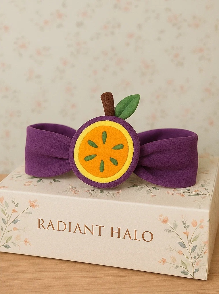 Bandeau pour bébé en forme d'orange, ajoutez du charme à votre bébé
