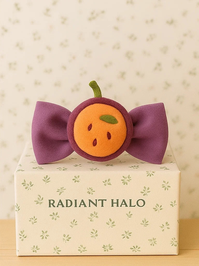 Peach Shaped Baby Headband, Perfect for Daily Wear