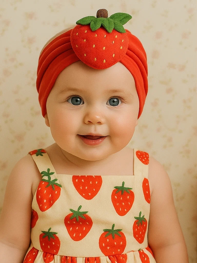 Cinta para bebé con diseño de naranja, perfecta para el uso diario