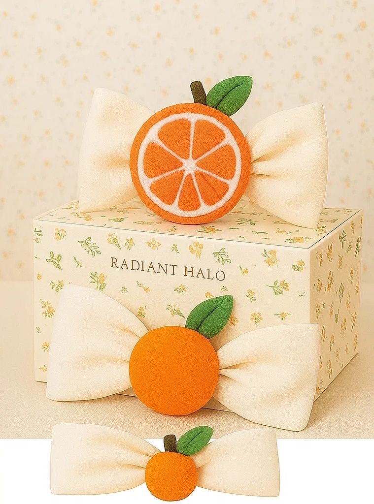 Süßes Orangen-Design Baby Stirnband, Ideal für den Alltag Ihres Babys