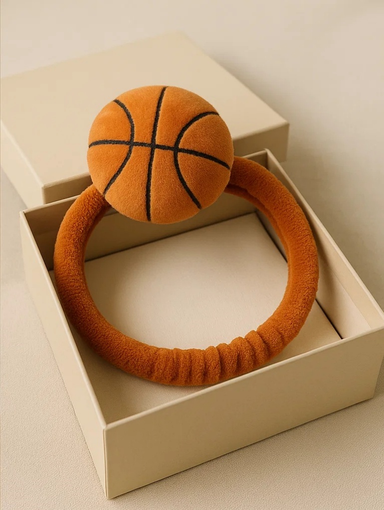 Kojenecká čelenka s basketbalovým míčem – Pohodlný a roztomilý doplněk