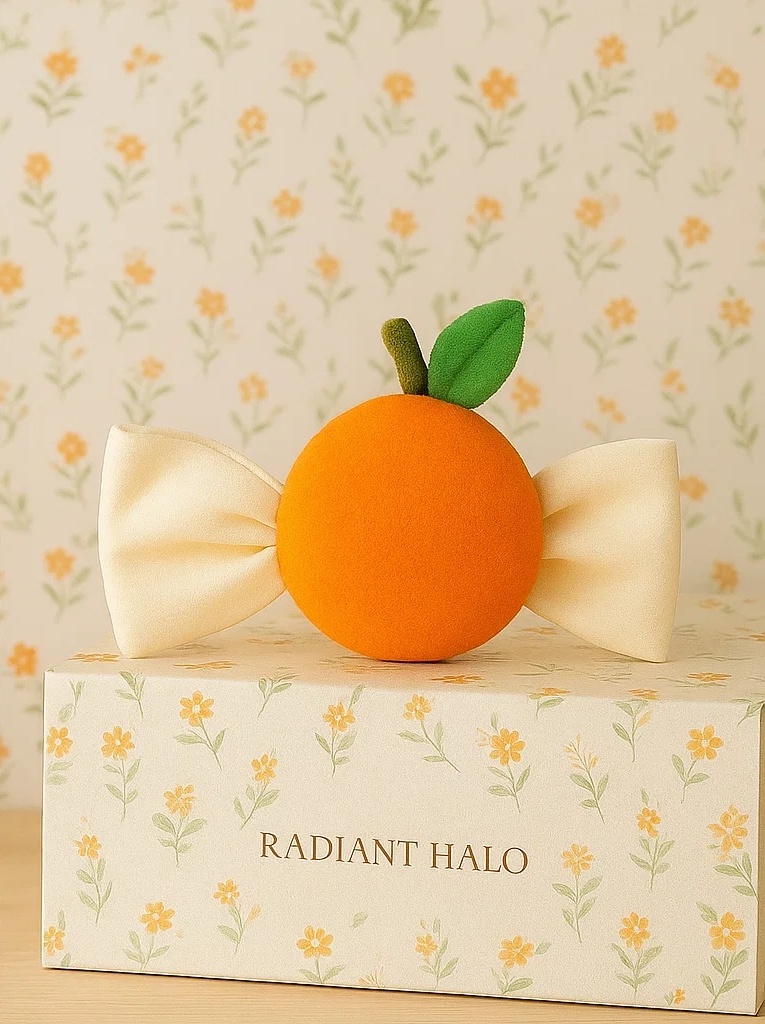 Bandeau pour bébé en forme d'orange, parfait pour l'utilisation quotidienne