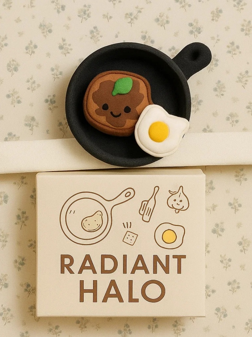 Banda de bebê Frigideira Deliciosa com Bife - Radiant Halo