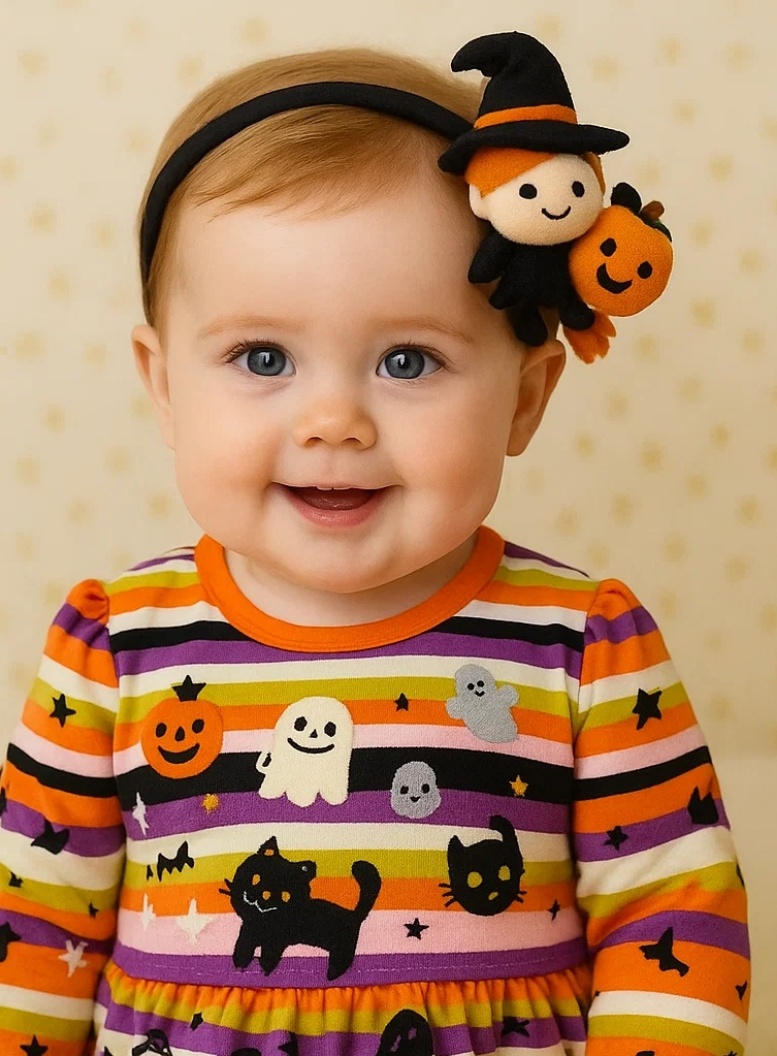Beebi Halloween juuksepael - Kummitus ja kõrvits