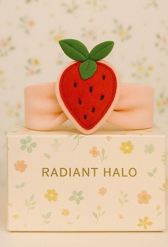 Strawberry Baby Headband - Adorable and Soft
