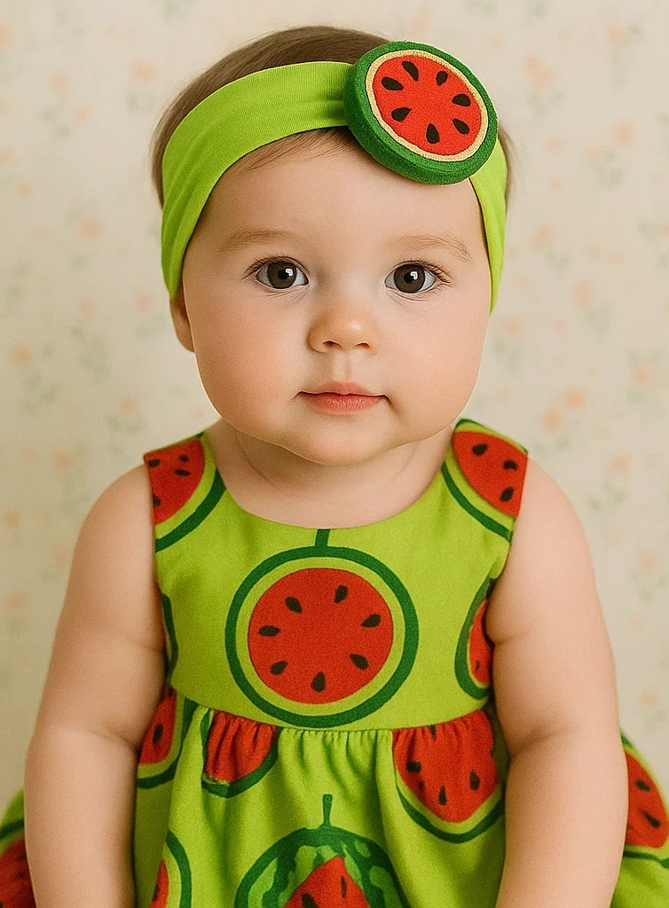 Watermelon Baby Headband - Fun and Fresh Style