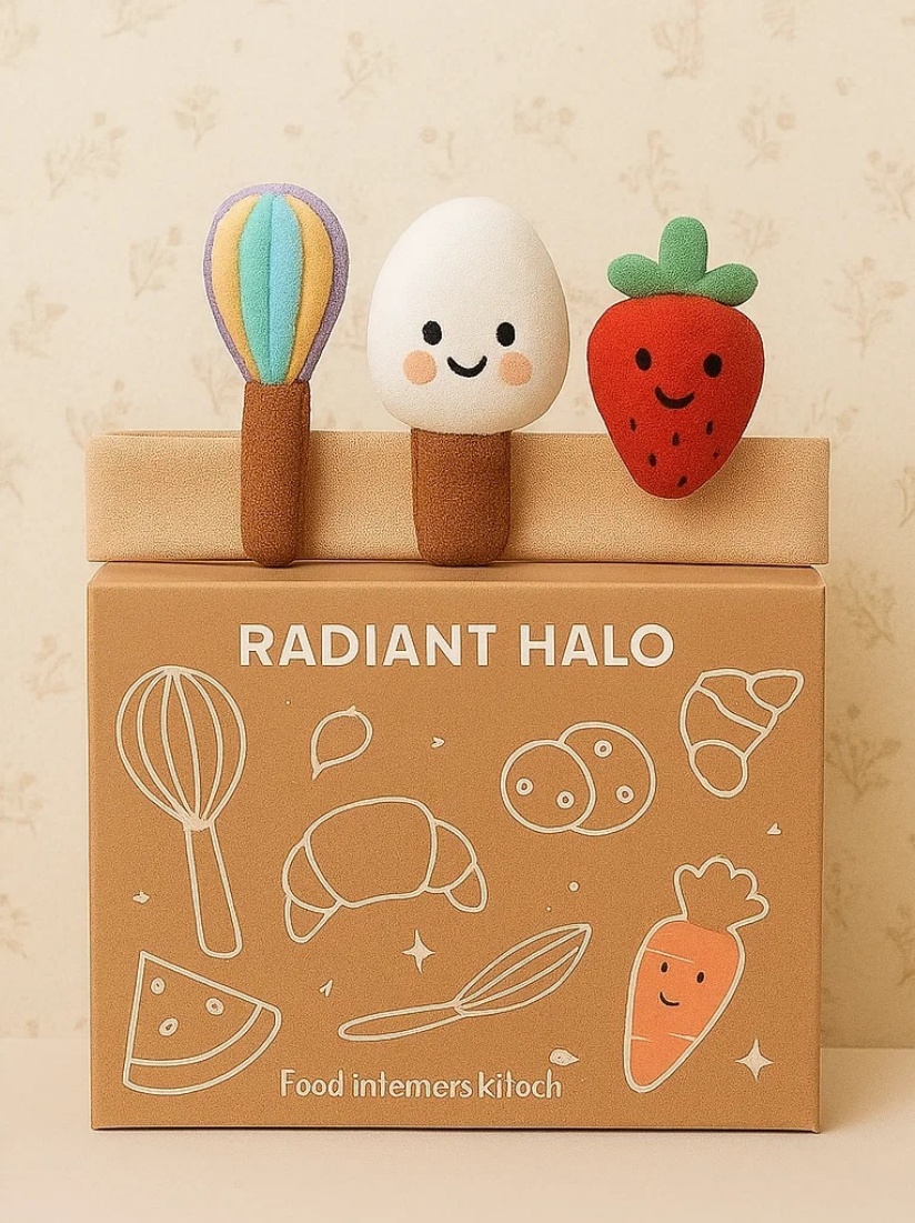 Colorful Kitchen Utensils and Food Ingredients Baby Headband - Radiant Halo