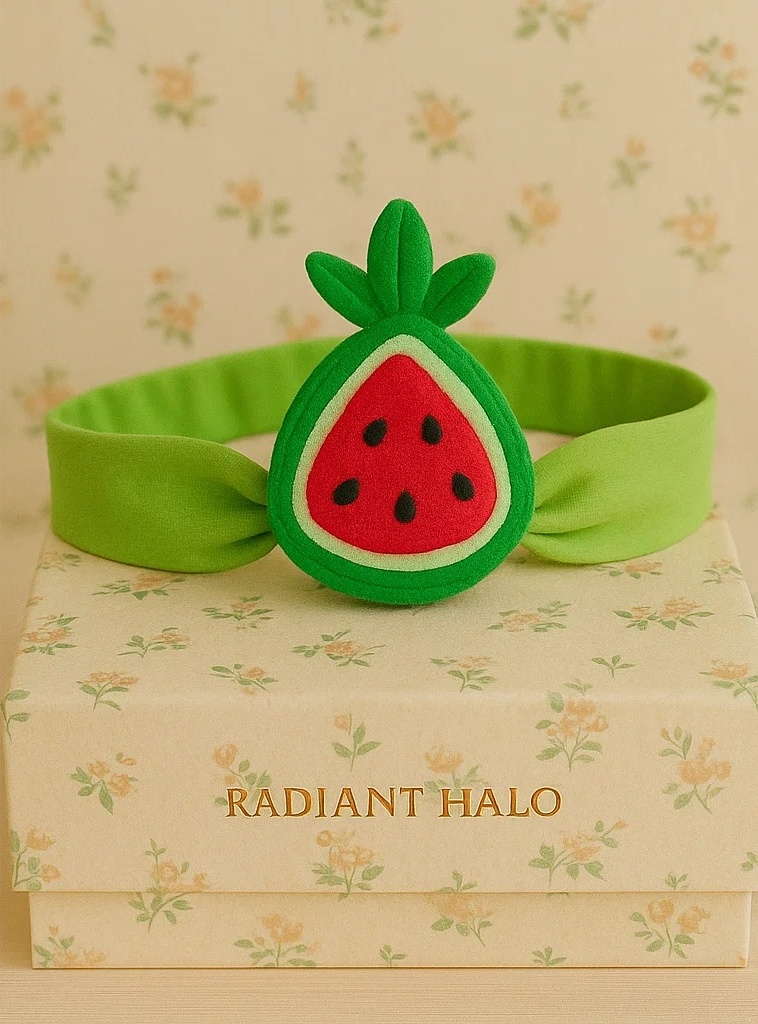Watermelon Baby Headband (Green) - Fresh and Fun Look