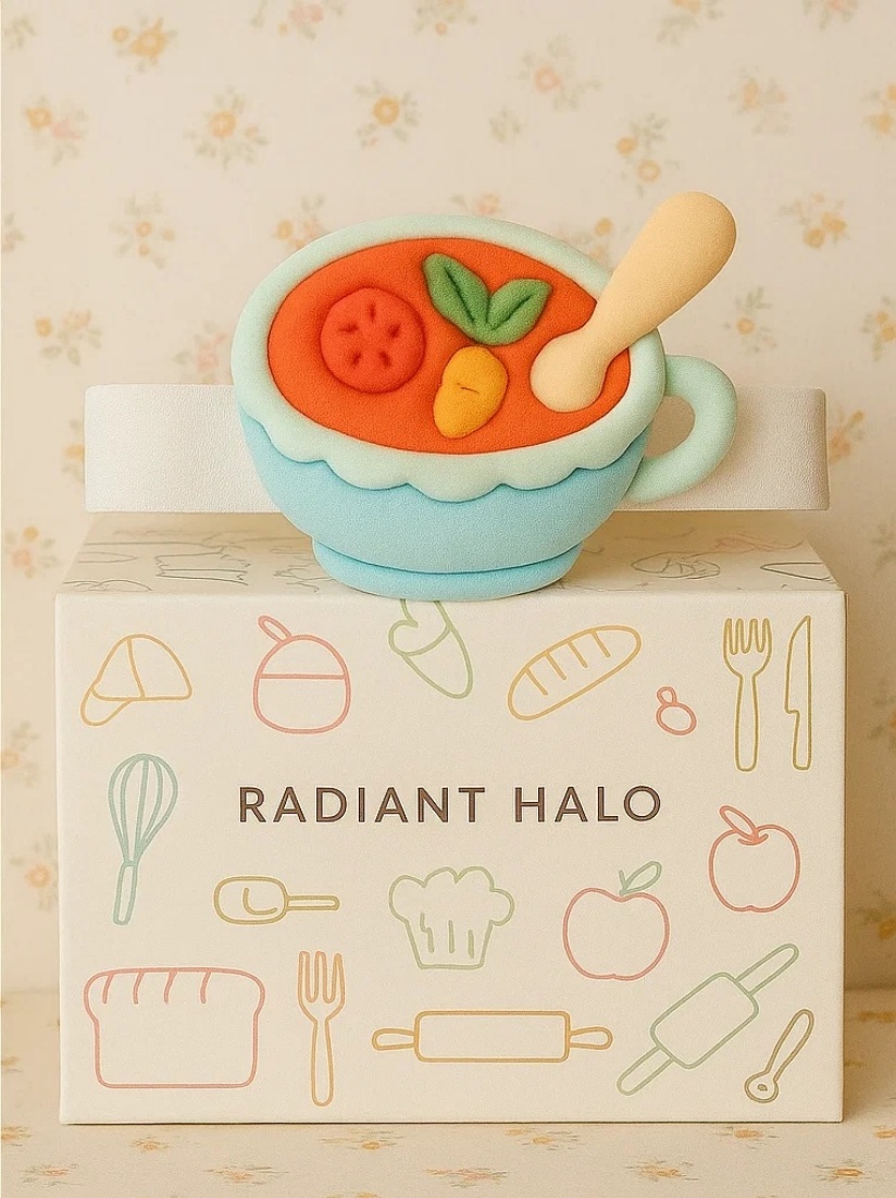 Lecker Suppen- und Besteck-Baby-Haarband - Radiant Halo