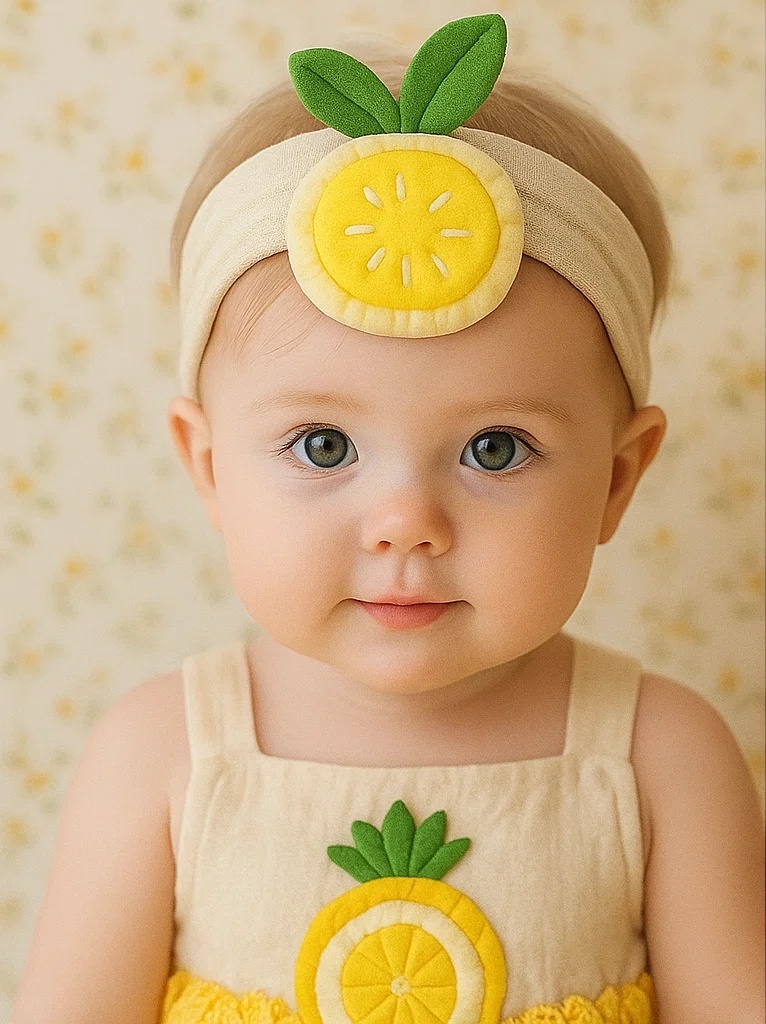 Lime Baby Headband - Sweet and Fresh for Your Little One
