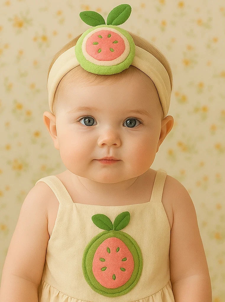 Guava Baby Headband - Fun and Fresh Style