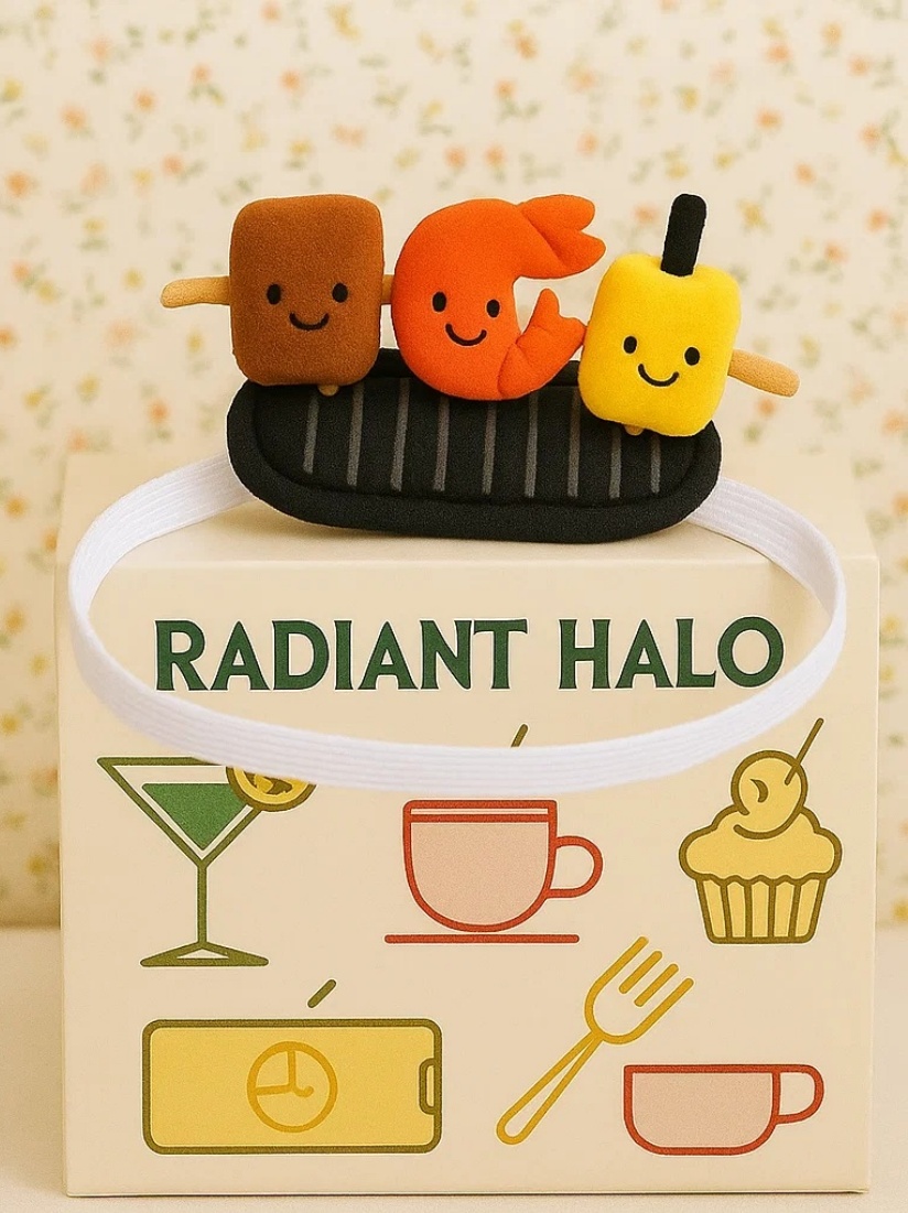 Playful Veggie Kebab Baby Headband - Radiant Halo