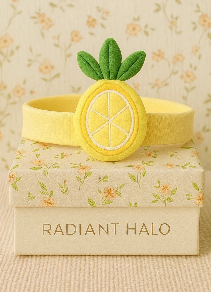Lemon Baby Headband - Bright and Sweet Design