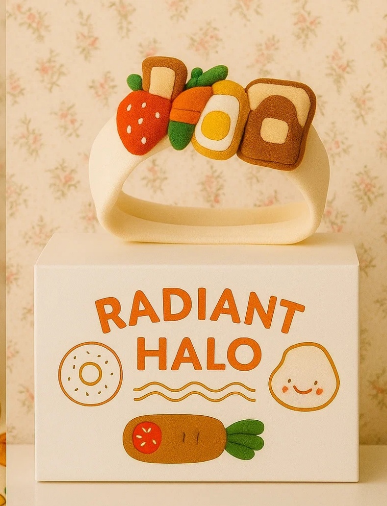 Mixed Fruits and Veggies Baby Headband