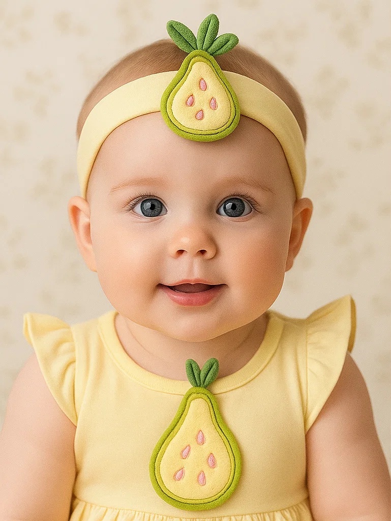 Pear Baby Headband - Fun and Playful Design